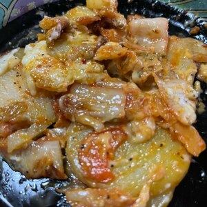 ★”キムチのポテマヨチーズ焼き